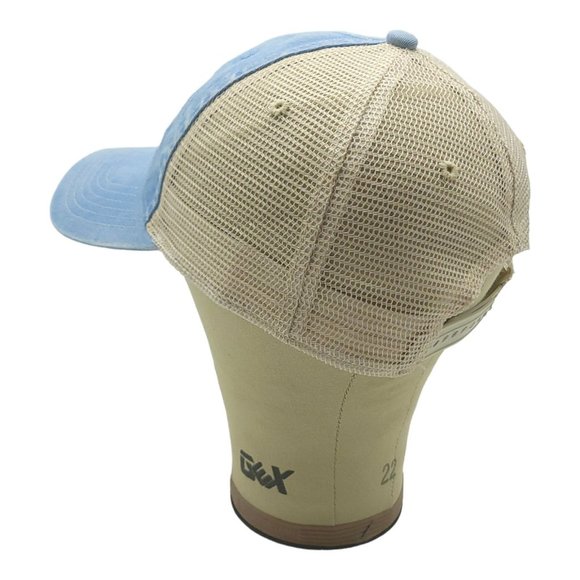 Eagles Denim Embroidered Mesh Snapback Cap Trucker Baseball Hat Comfort Colors - Picture 11 of 12